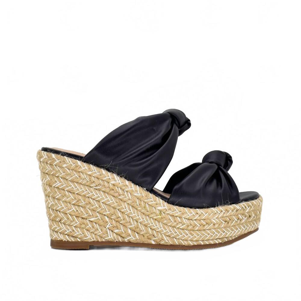 NEW EXE women's valeria wedges in black